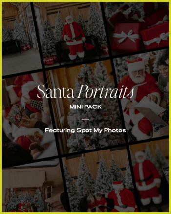 Santa Portrait Booth Stock Collection